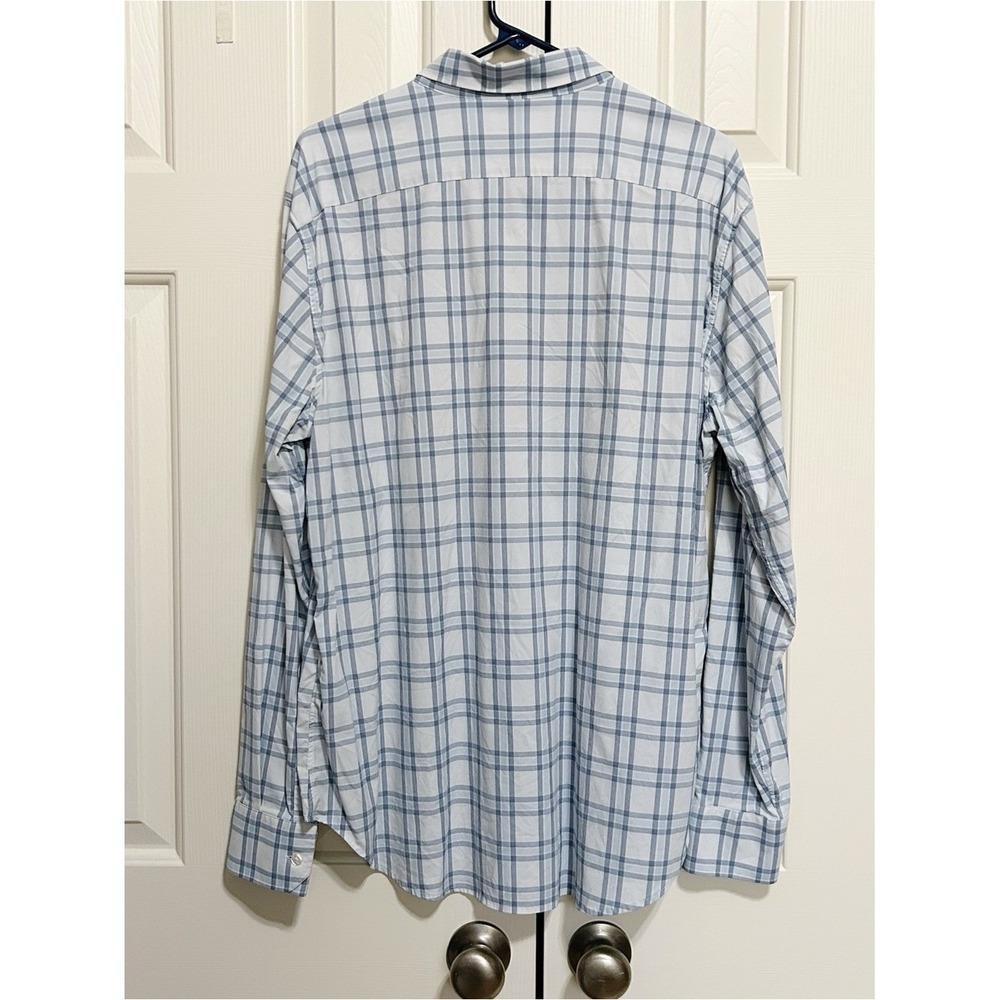 Bonobos Men's Light Blue Plaid Button-Up Shirt XL Slim Fit Preppy Classic - Picture 3 of 5